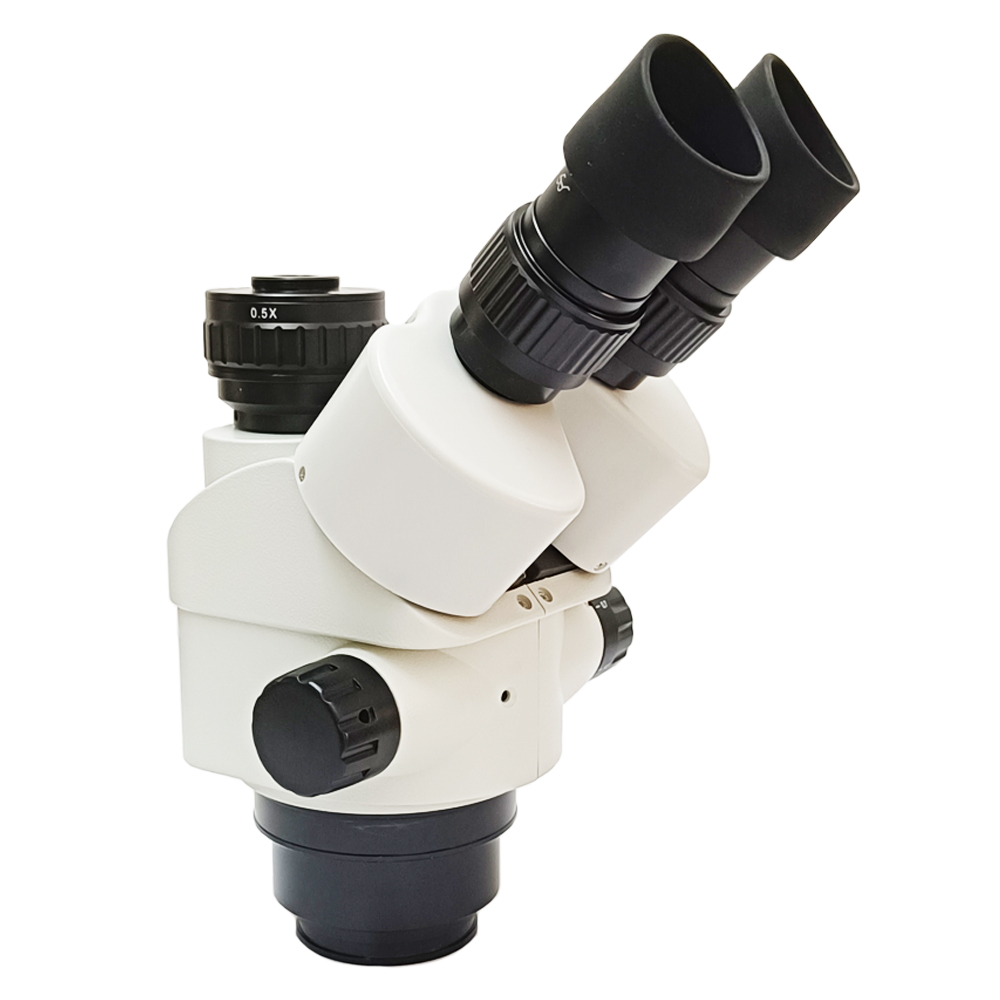 หัวกล้องจุลทรรศน์แบบสามตา 7X-4 - Trinocular Stereo Microscope 7X-45X บทวิจารณ์และราคา