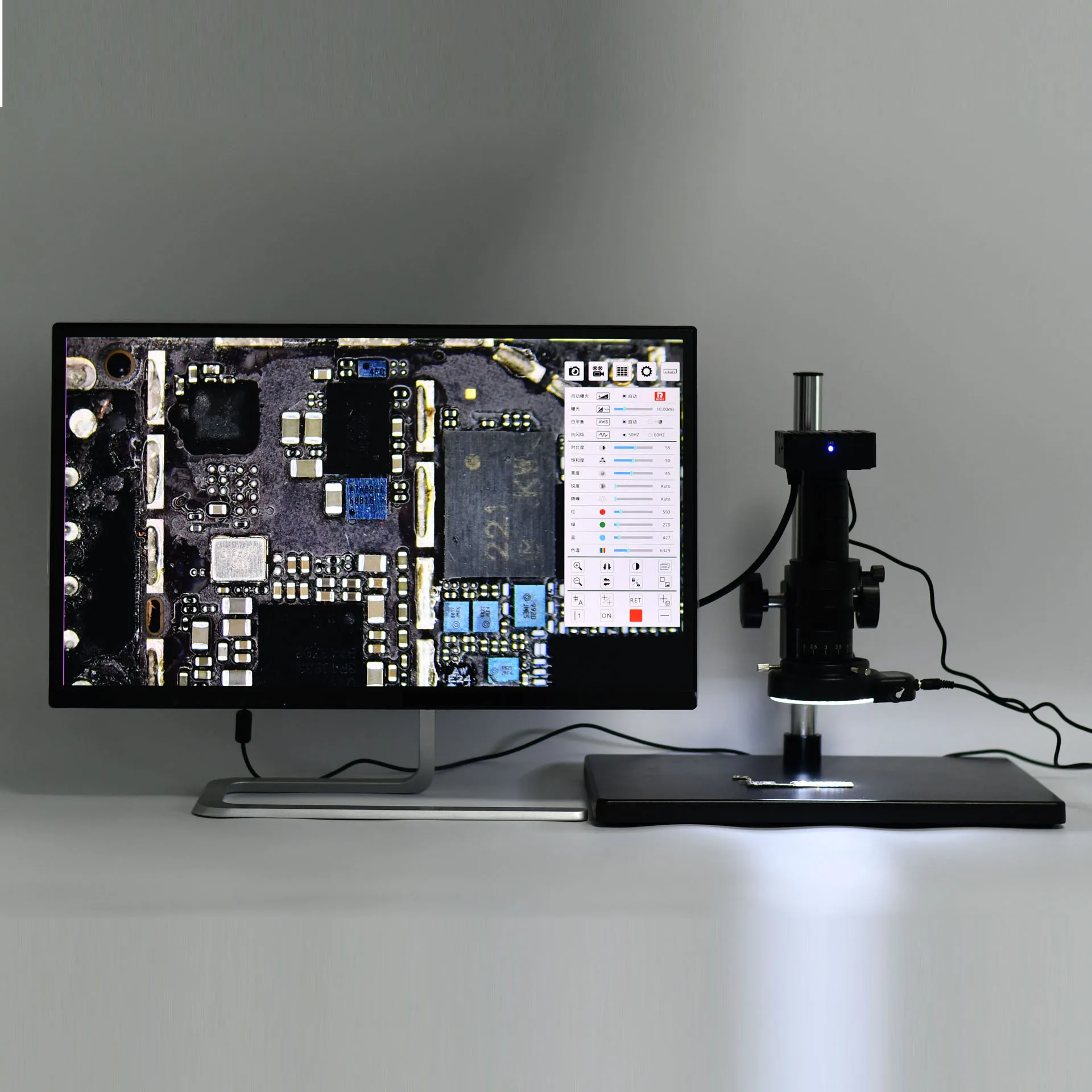 4K อัลตร้าเอชดี 60 เฟรมต่อวินา - 4K Microscope Camera Sony Sensor บทวิจารณ์และราคา