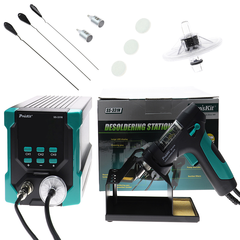 สถานีดูดตะกั่วไฟฟ้าดิจิตอล SS- - Desoldering Pump Electric Vacuum Station บทวิจารณ์และราคา