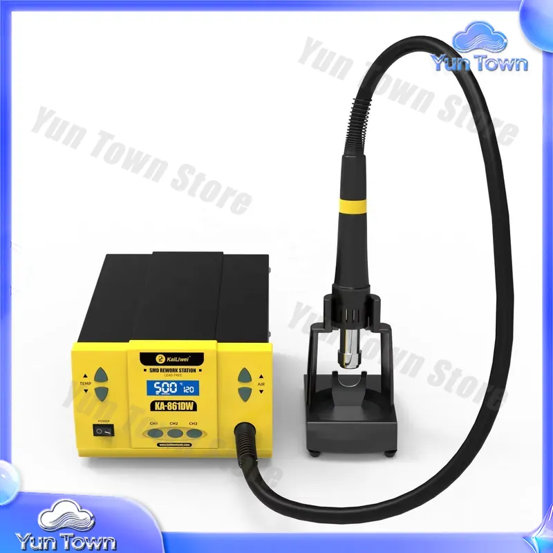 สถานีรีเวิร์คแบบลมร้อนดิจิตอลไ - Hot Air Rework Station 861Dw บทวิจารณ์และราคา