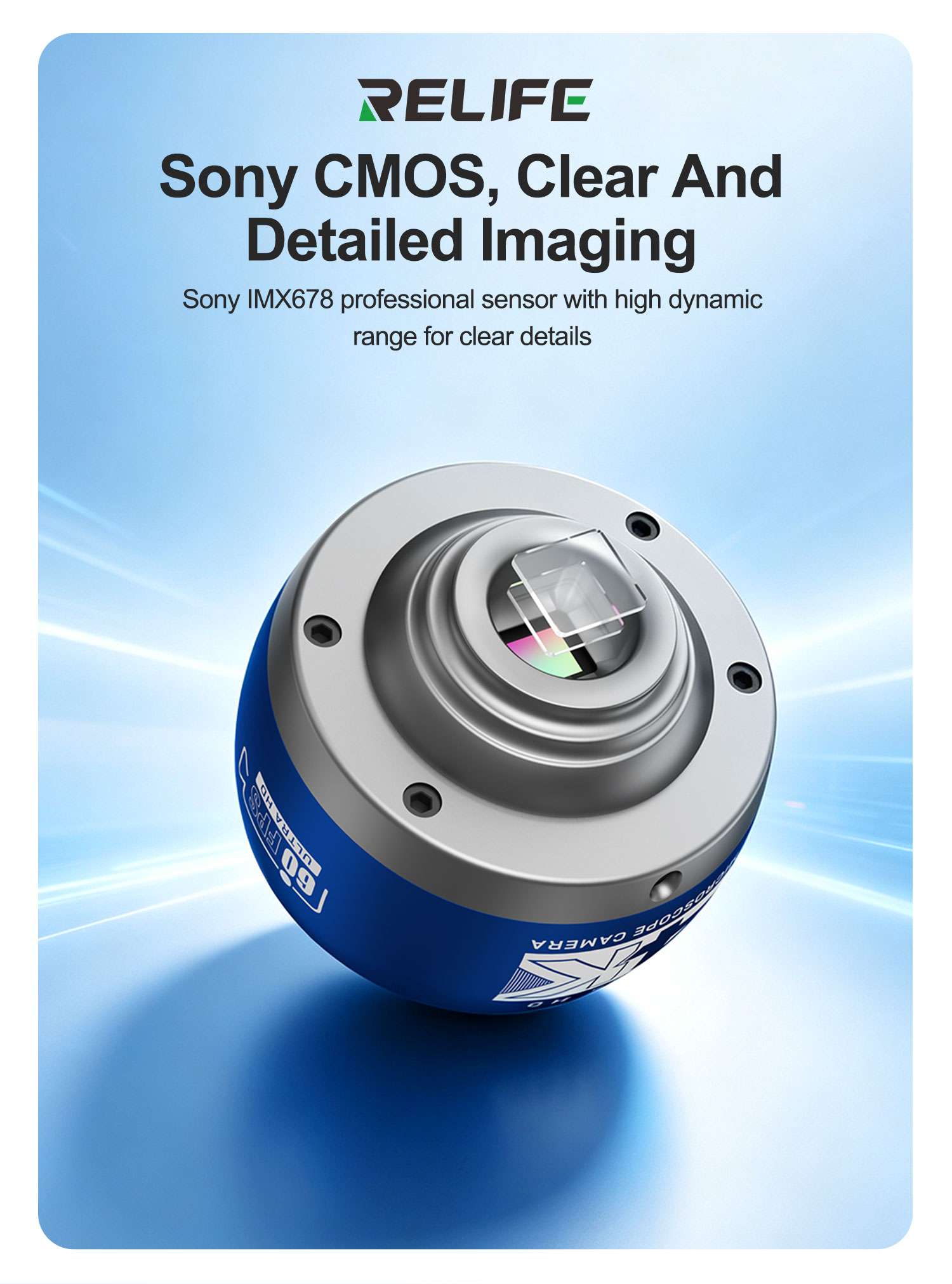 กล้องไมโครสโคป RELIFE MC5 4K 6 - 4K Microscope Camera Sony Sensor บทวิจารณ์และราคา
