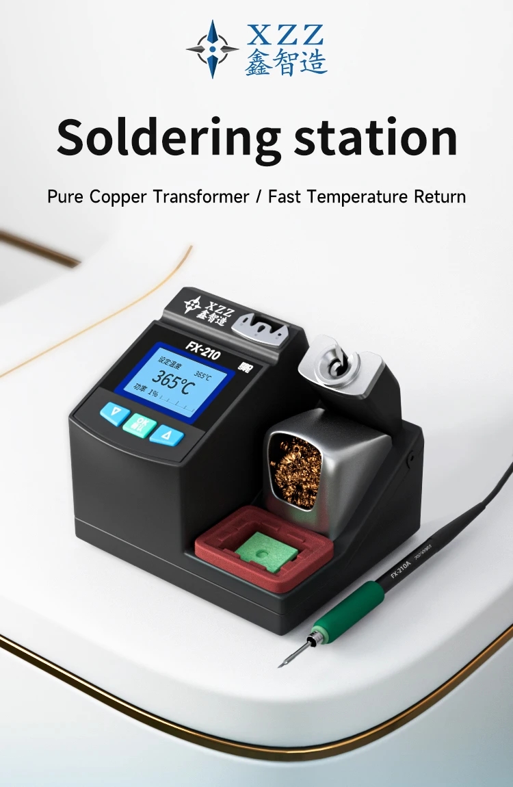 สถานีบัดกรี XZZ FX-210 ความแม่ - C210 Precision Soldering Station บทวิจารณ์และราคา